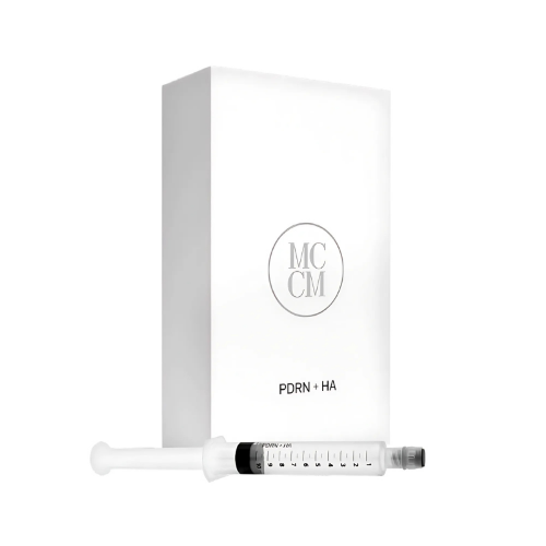White box with 'MCMM' branding and a syringe on a white background